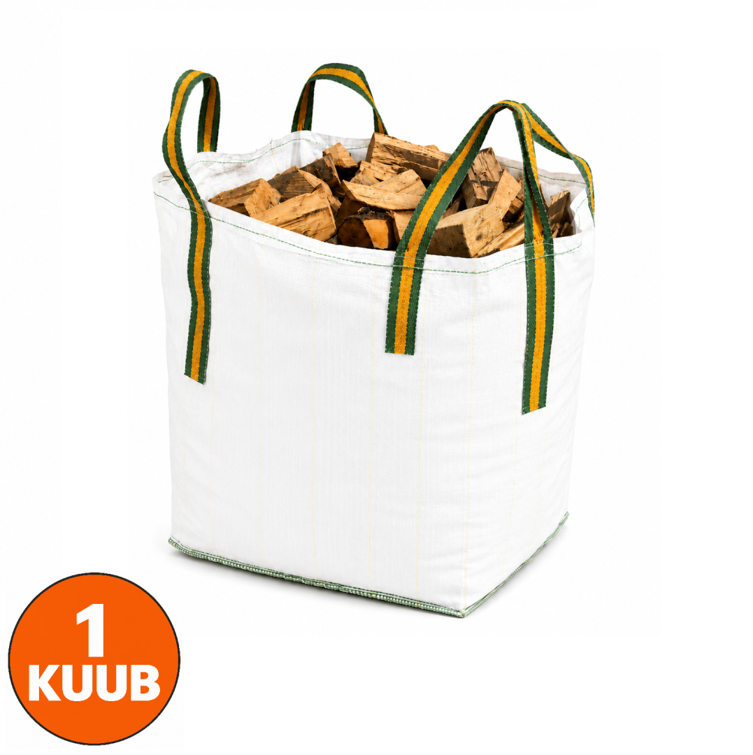 1 Kuub haardhout | Essenhout in Big Bag