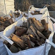 2 Kuub haardhout | Essenhout in Big Bag
