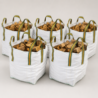 5 Kuub haardhout | Essenhout in Big Bag