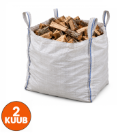 Haardhout mix in big bag 2 kuub