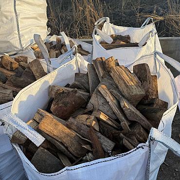 4 Kuub haardhout | Essenhout in Big Bag