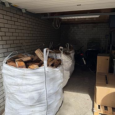 1 Kuub haardhout | Essenhout in Big Bag 
