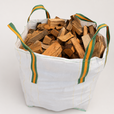 6 Kuub haardhout | Essenhout in Big Bag