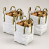 3 Kuub haardhout | Essenhout in Big Bag