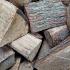 Eiken haardhout grof gekloofd losgestort 2 kuub